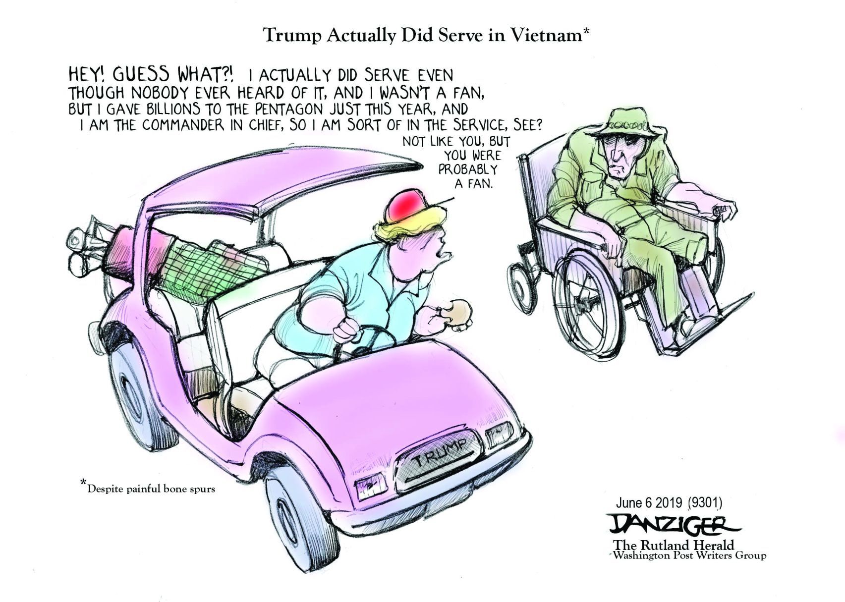 Jeff Danziger cartoon